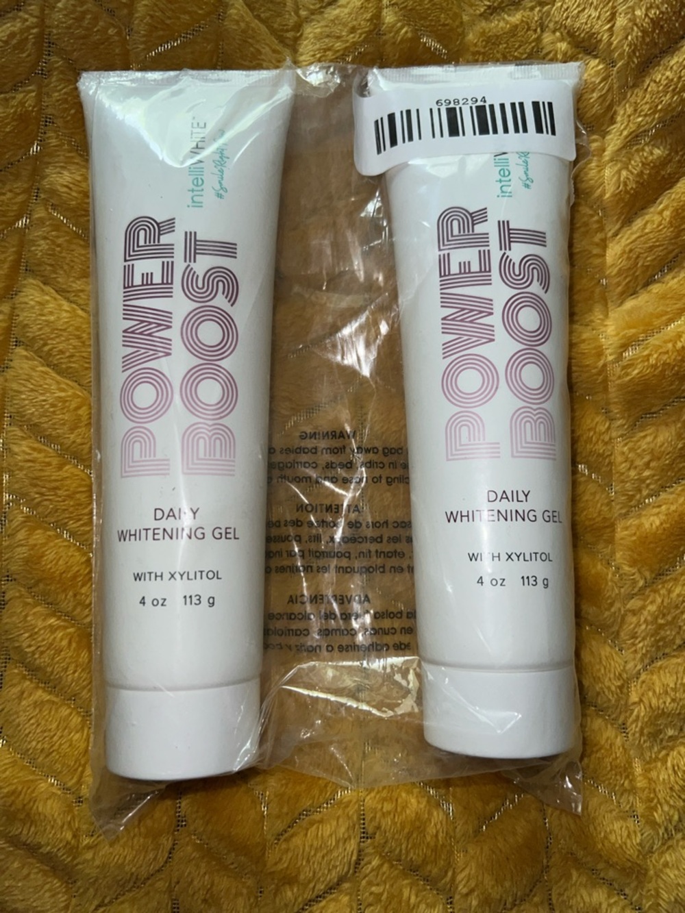 intelliWHiTE Power Boost Daily Whitening Gel 2 pack